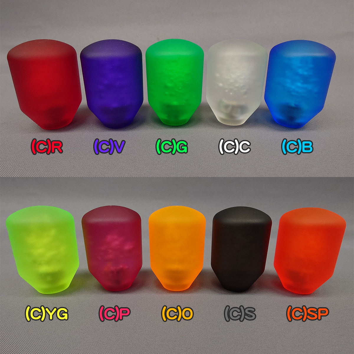 【セイミツ工業】 レバーボール バレット型(弾丸型) マットバブルカラー (全10色) 【LB-BLT-MBC】