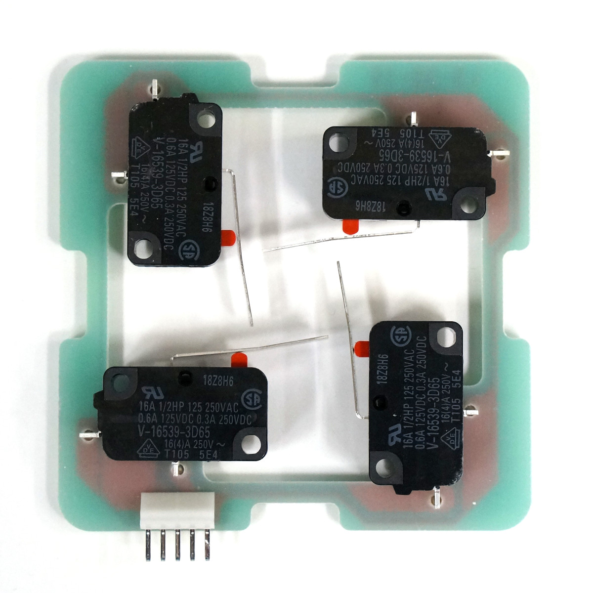 【セイミツ工業】 ジョイスティックレバー LS-32-01, LS-32-01-SC用基板ASSY (オムロン製SW) 【LS-PCB-32-01-OM】