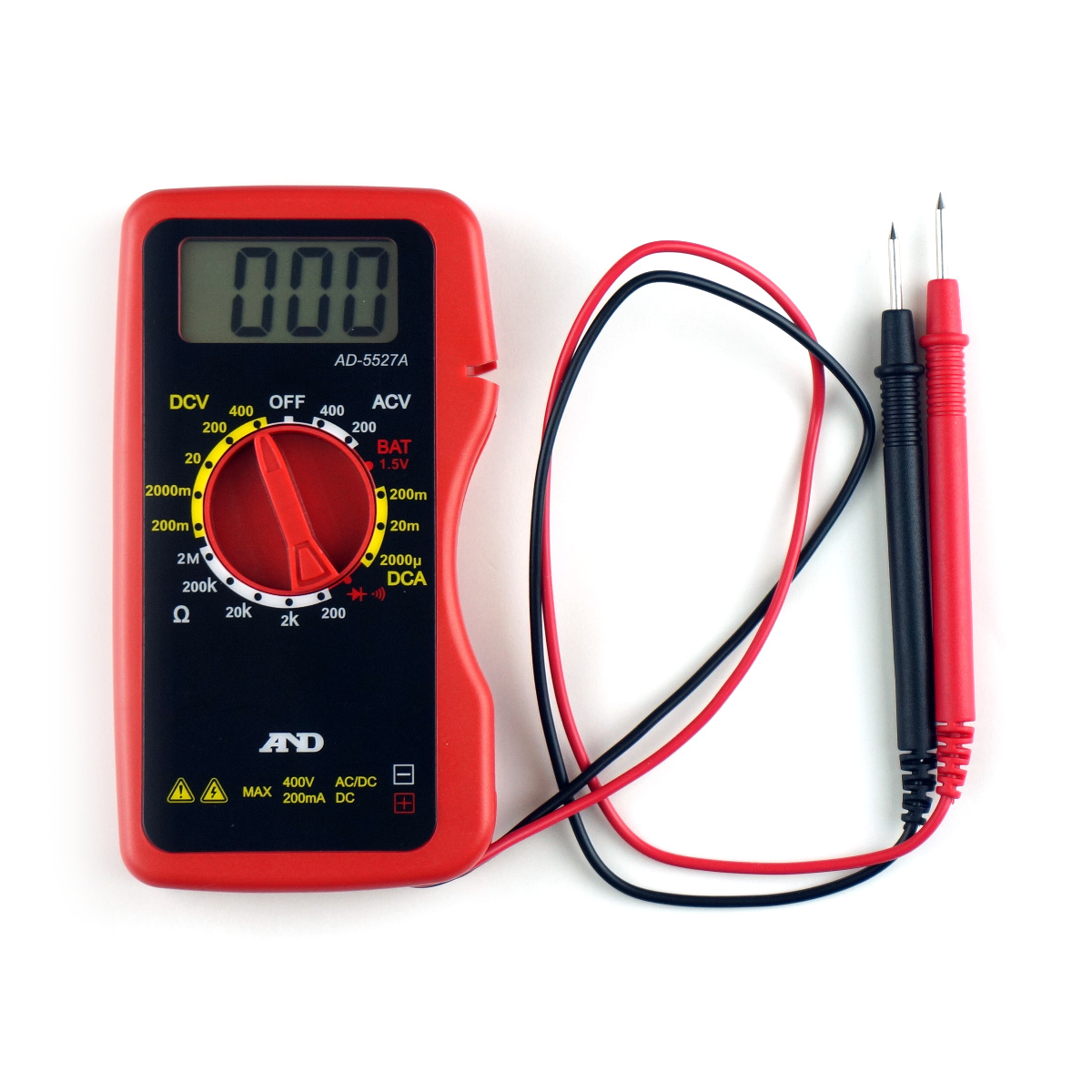 【AND】 デジタルマルチメーター(テスター) 【AD-5527A】