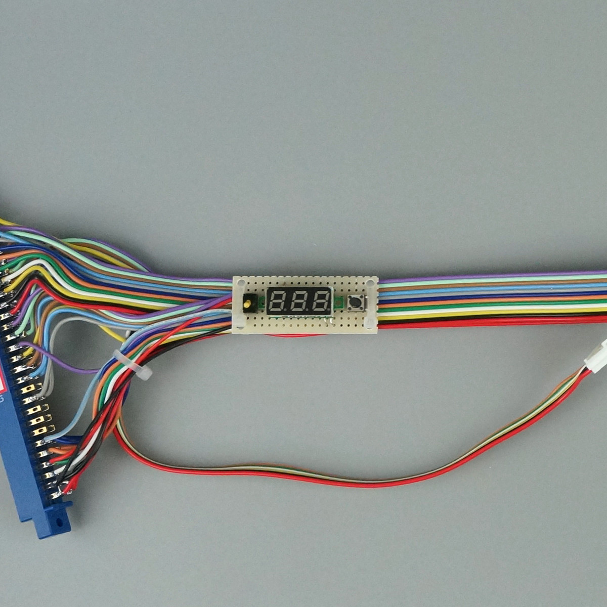 超小型2線式 LEDデジタル電圧表示計 3桁表示 DC3〜15V オートレンジ 【MVI-DC】