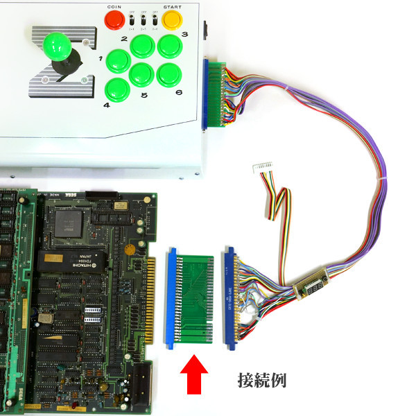 トップス】 JAMMA変換アダプター コナミ 旧接続用 (3ボタン) 【JCA-KON
